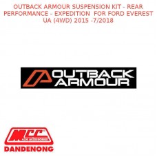 OUTBACK ARMOUR SUSPENSION KIT - REAR EXPD FITS FORD EVEREST UA (4WD) 2015 - 7/18